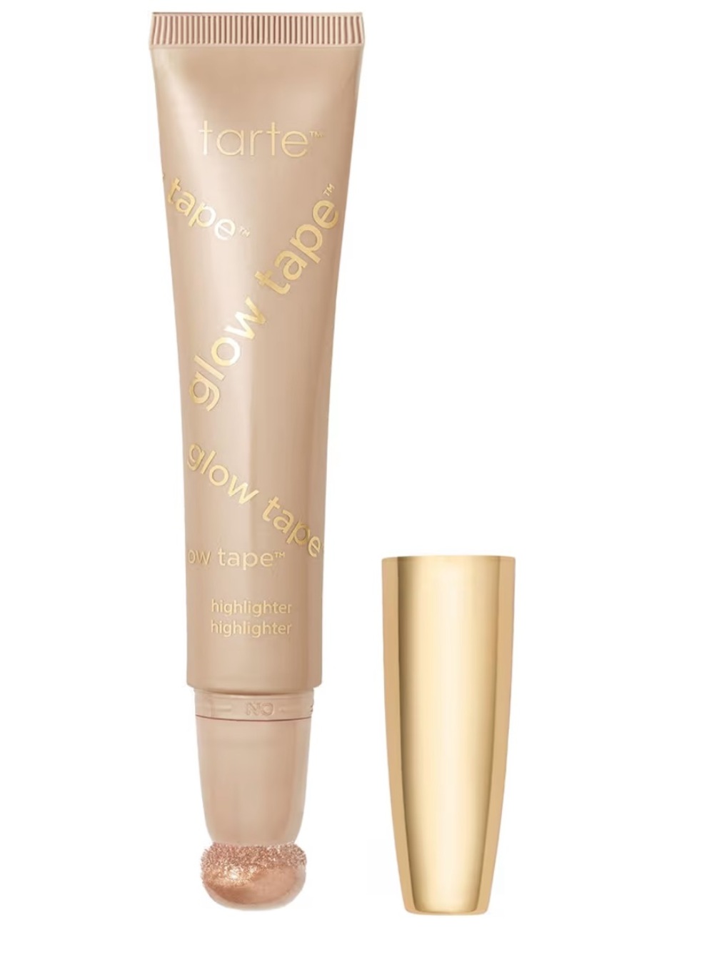 tarte glow tape highlighter - full size, pearl glow